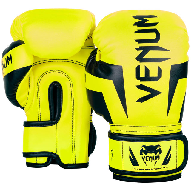 Guantes de boxeo Venum Elite Niños – Amarillo Neón