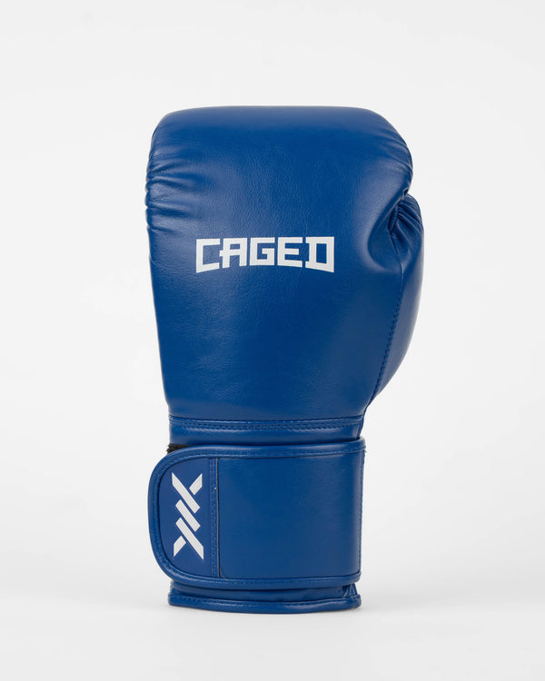Caged Bokshandschoenen Core - Blauw/Wit