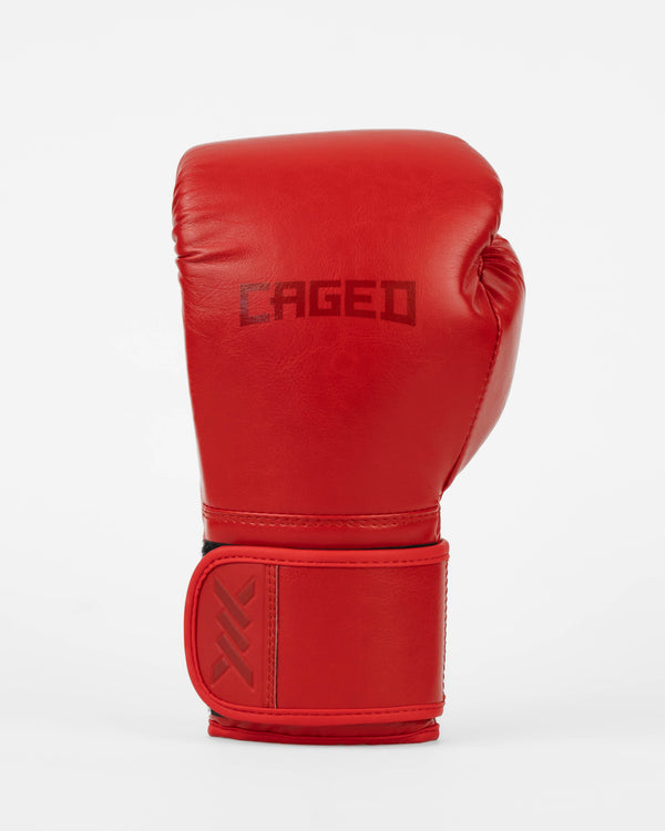 Caged Bokshandschoenen Core - Rood/Rood