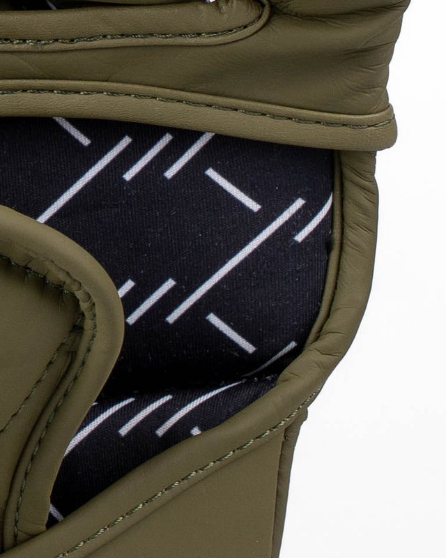 Caged MMA Handschoenen Shadow - Kaki Groen/Goud