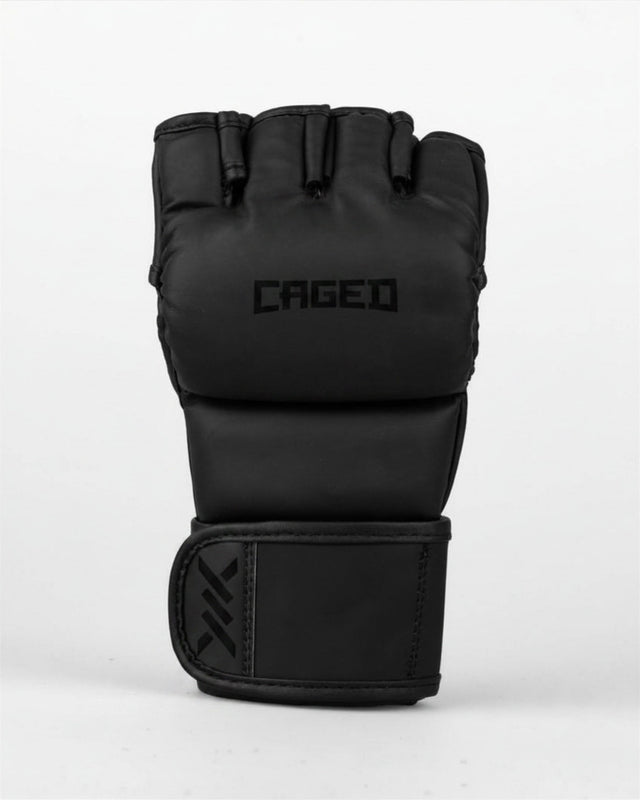 Caged MMA handschoenen Shadow - Mat Zwart