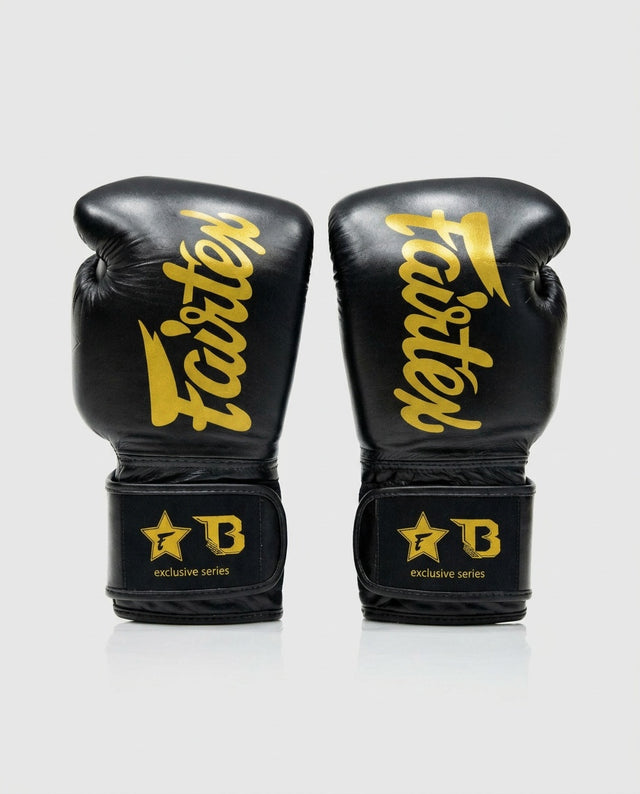 Fairtex Boxing Gloves FXB V2 - Black/Gold