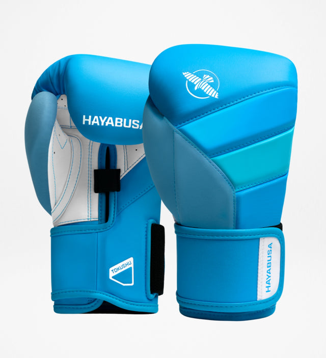 Rękawice bokserskie Hayabusa T3 Neon – Niebieskie