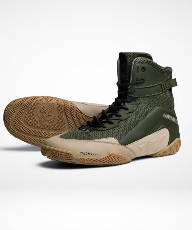 Buty bokserskie Hayabusa Talon – Khaki/Beż