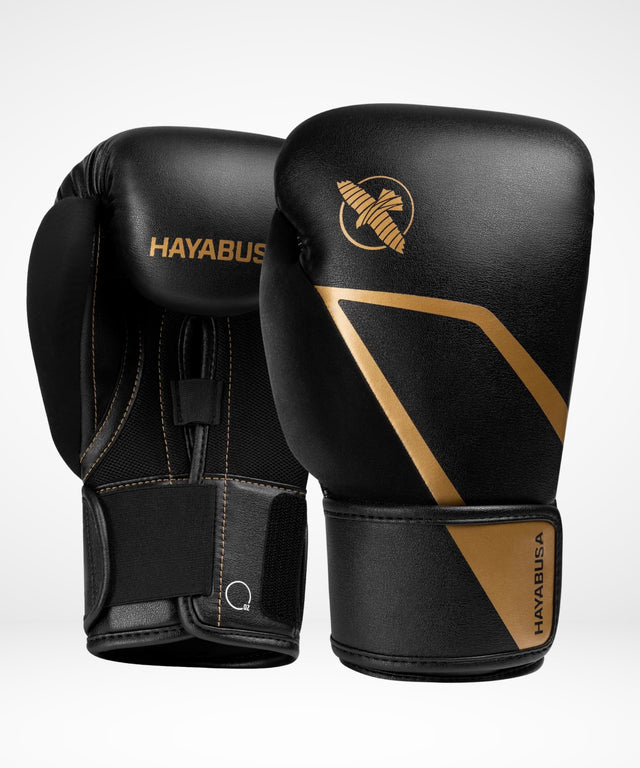 Hayabusa Boxing Gloves E1 - Black/Gold