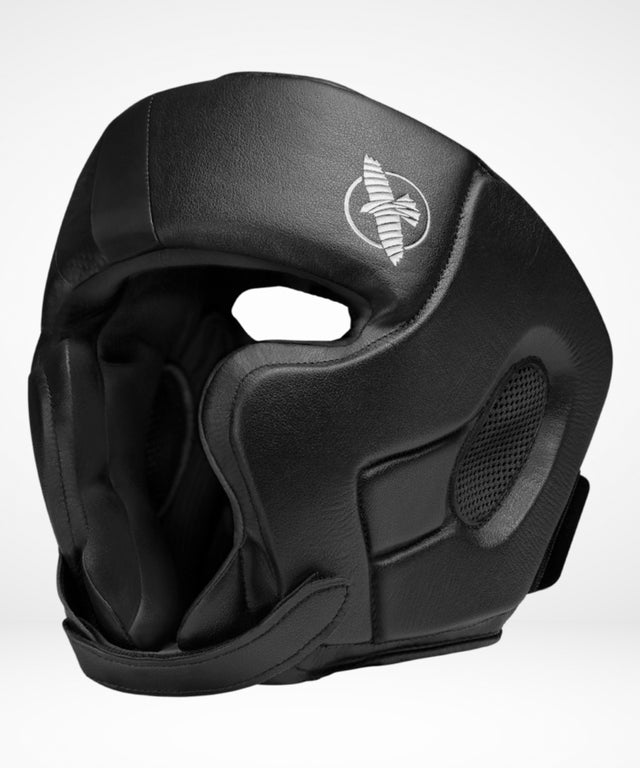Hayabusa T3 Head Protector with Cheek Protection - Black