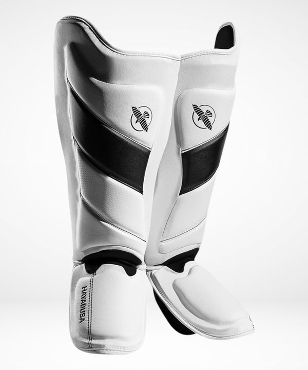 Hayabusa Scheenbeschermers T3 - Wit/Zwart