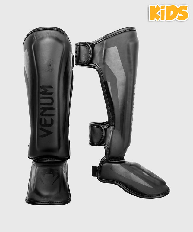 Venum Shin guards Elite Kids – Black