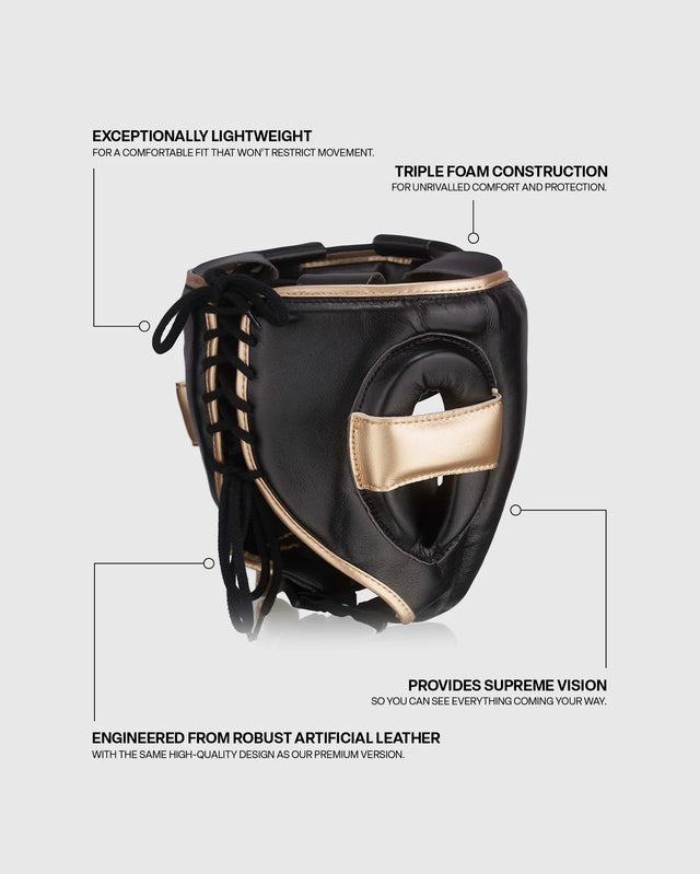 Fly Headguard Knight X - Black/Gold