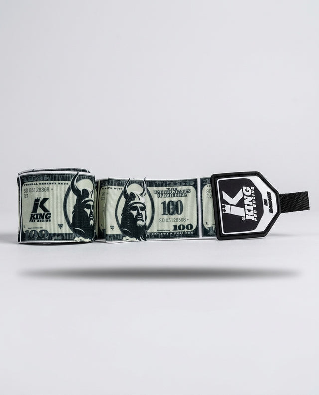 King Pro Boxing Bandages Viking - Black/Green