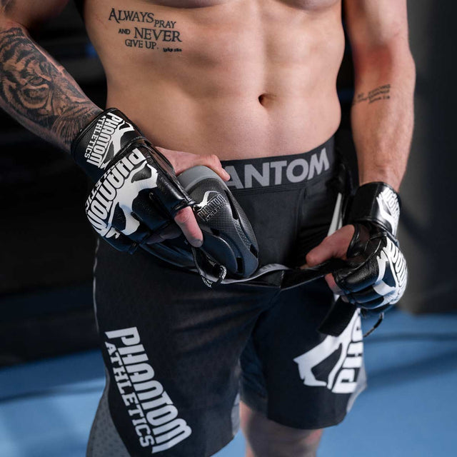 Phantom Athletics Compressie Shorts Vector Met Kruisbeschermer - Zwart