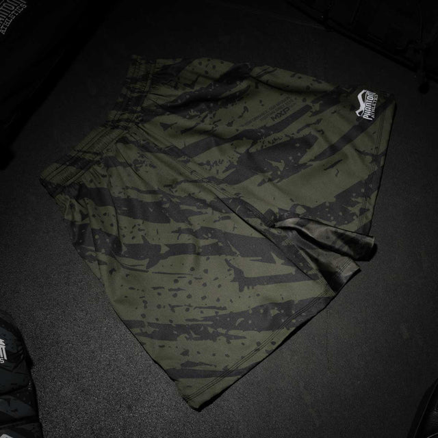 Spodenki MMA Phantom Athletics EVO Tiger Camo – Czarne