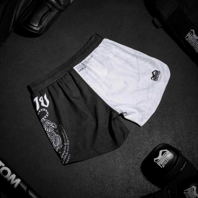 Phantom Athletics Muay Thai Shorts Fusion - Black/White