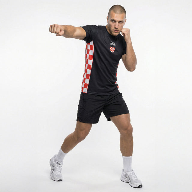 Koszulka Phantom Athletics EVO+ Team Croatia – Czarna