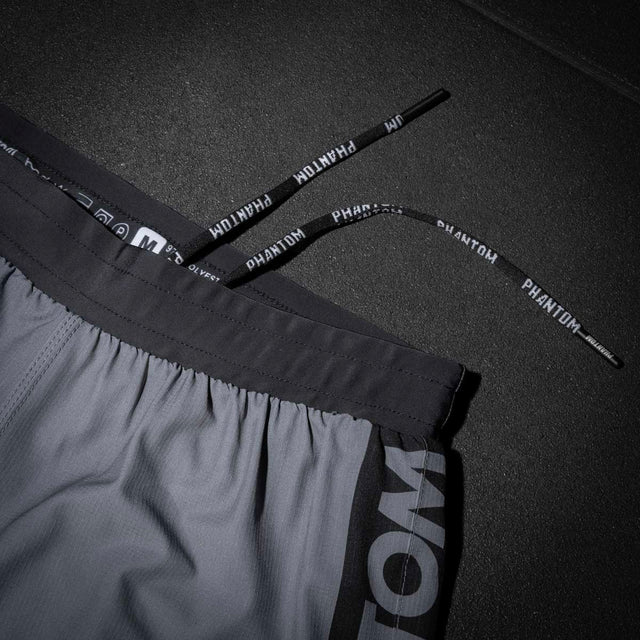 Phantom Athletics Compressie Shorts Fusion 2in1 Apex - Grijs