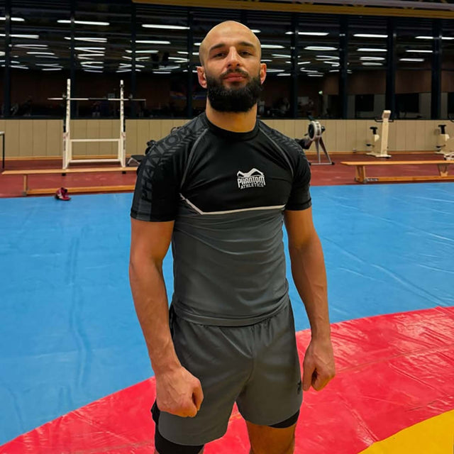 Phantom Athletics Rashguard EVO Apex Korte Mouwen - Grijs