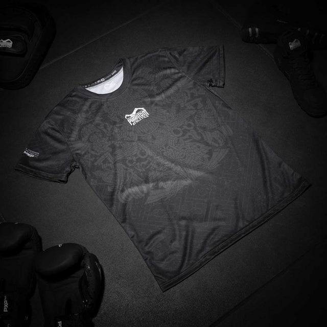 Phantom Athletics T-Shirt EVO Aztec - Zwart/Grijs