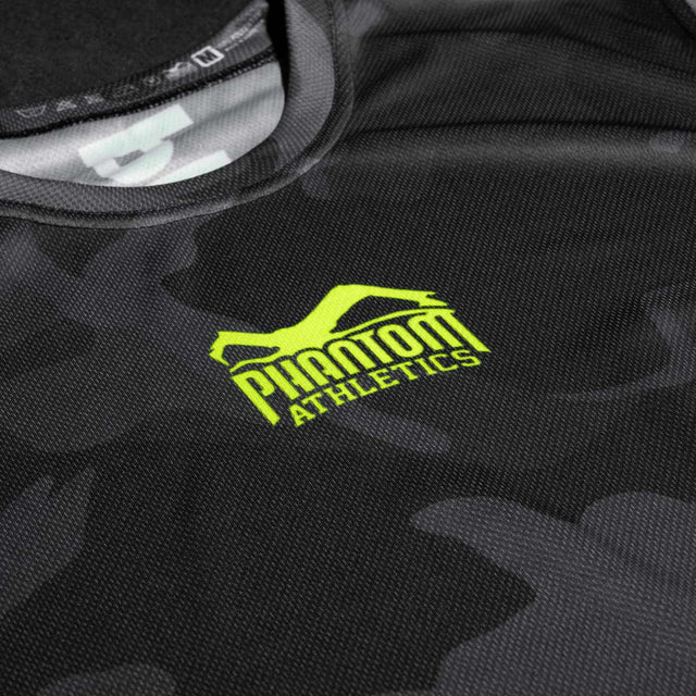 Phantom Athletics Trainingsshirt EVO - Zwart Camo/Neon