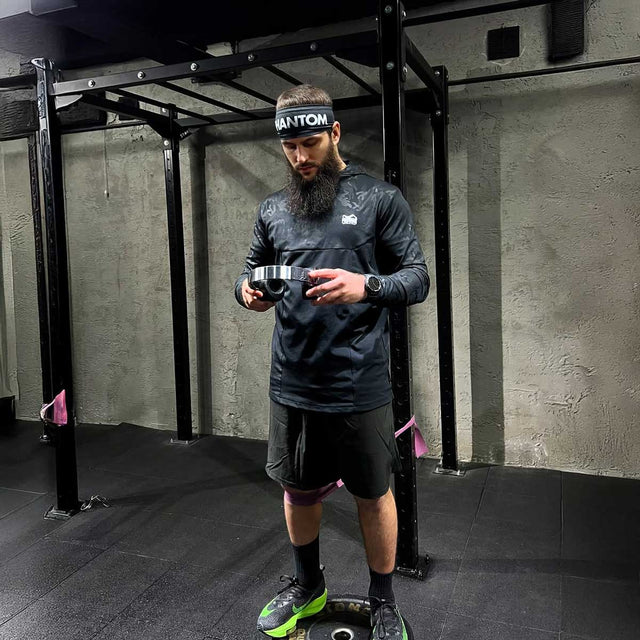 Opaska na głowę Phantom Athletics Zero – Czarny/Biały