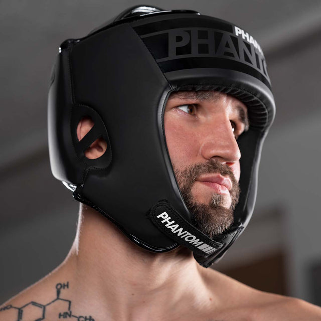 Phantom Athletics Hoofdbeschermer Apex Open Face - Zwart