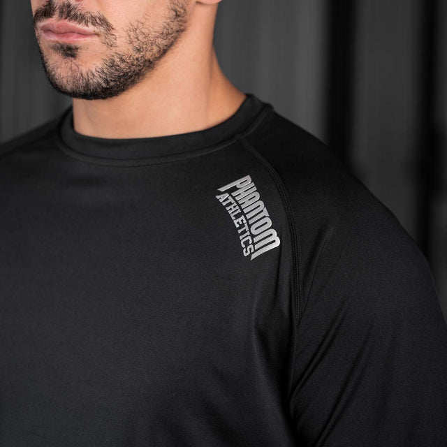 Koszulka treningowa Phantom Athletics Tactic Długi Rękaw – Czarna