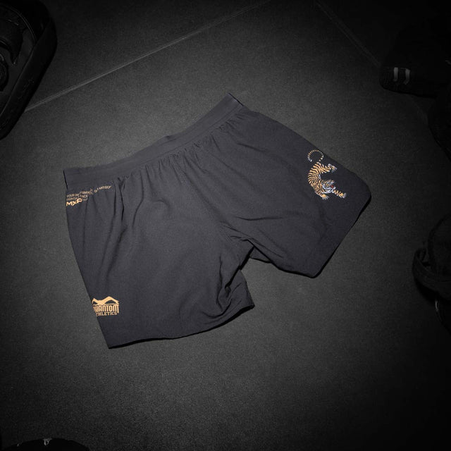 Phantom Athletics MMA Shorts FUSION-R Tiger Domination - Oranje/Zwart