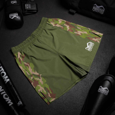 Shorts de MMA Phantom Athletics EVO Warfare – Army Camo