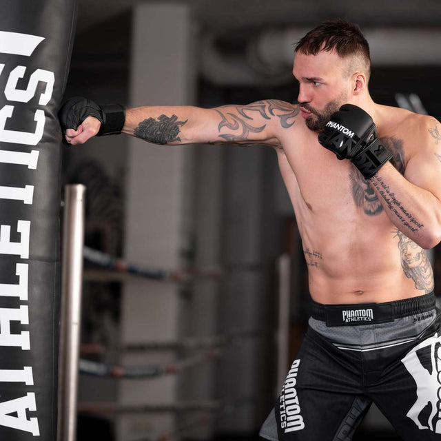 Rękawice MMA Phantom Athletics Apex – Czarne