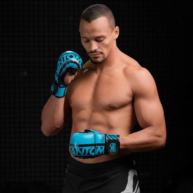 Phantom Athletics MMA Handschoenen APEX - Neon Blauw