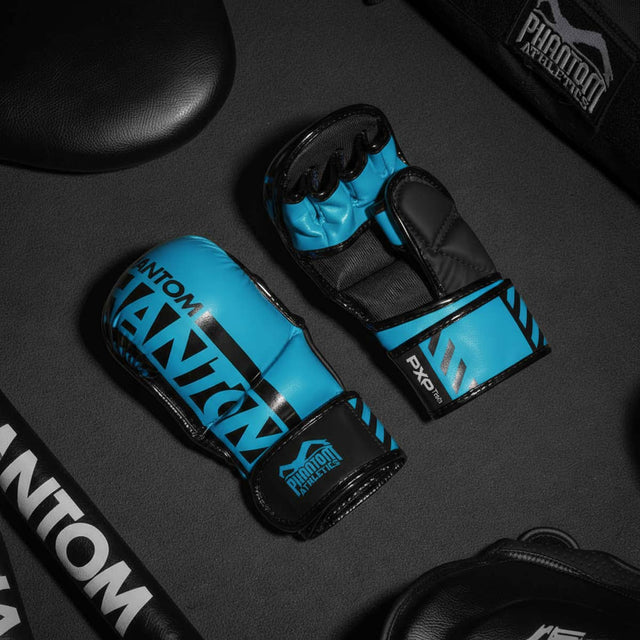 Phantom Athletics MMA Handschoenen APEX - Neon Blauw