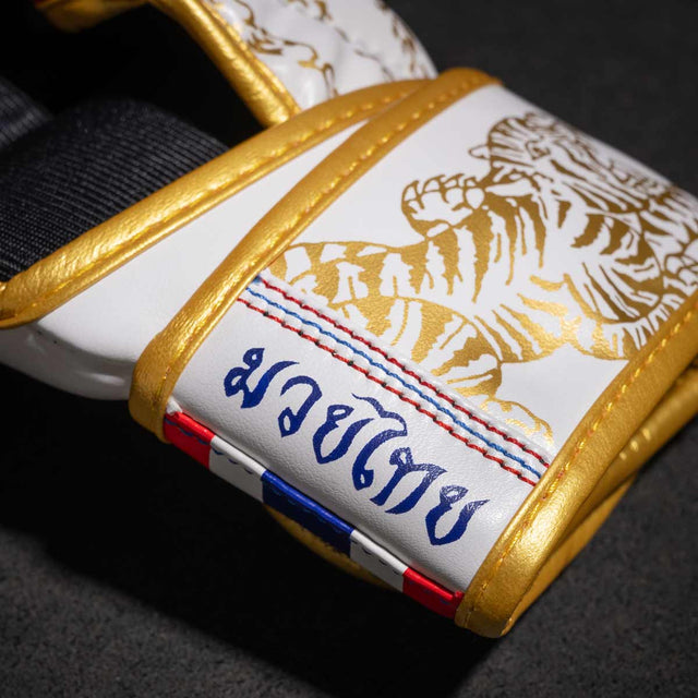 Phantom Athletics MMA Handschoenen Sparring Muay Thai - Wit/Goud