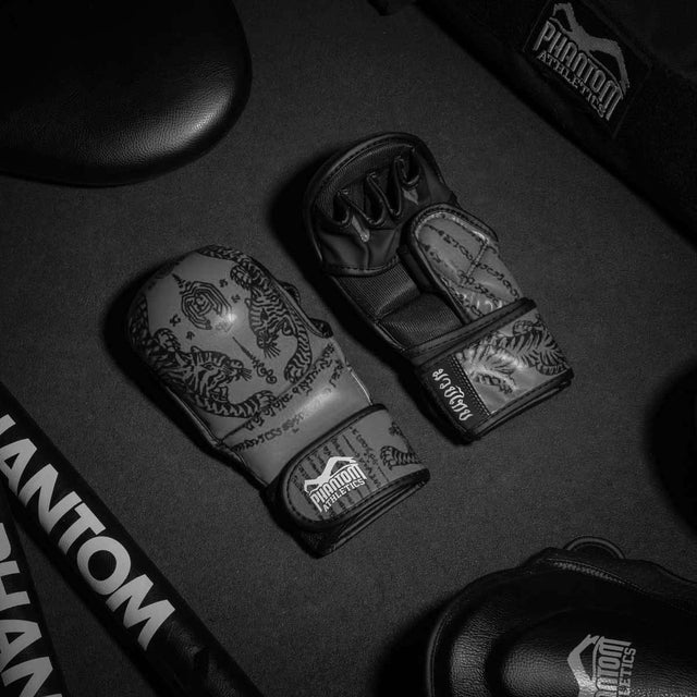 Phantom Athletics MMA Handschoenen Sparring Muay Thai - Grijs