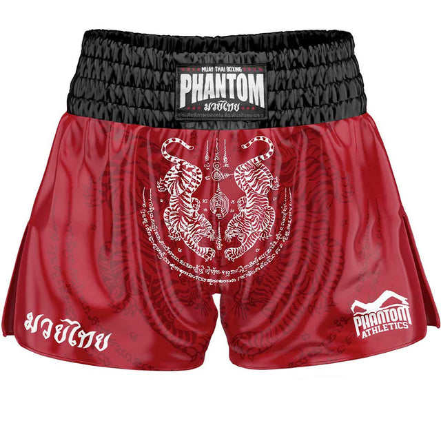 Shorts de Muay Thai Phantom Athletics Sak Yant – Rouge