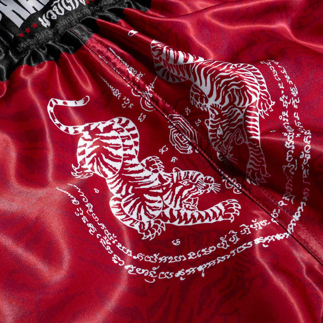 Phantom Athletics Muay Thai Shorts Sak Yant - Rood