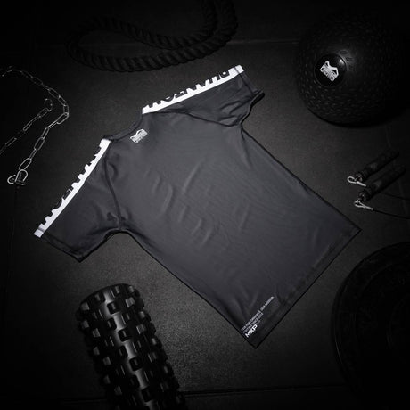 Phantom Athletics Rashguard EVO Apex Korte Mouwen - Sort