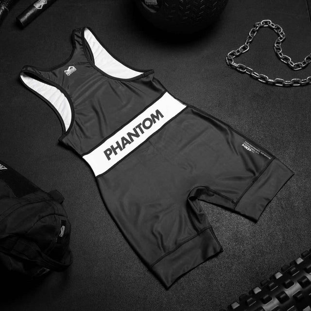 Phantom Athletics Worstelsinglet Apex - Zwart