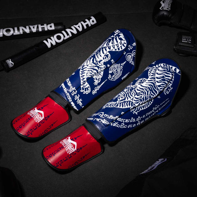Phantom Athletics Scheenbeschermers Muay Thai - Blauw