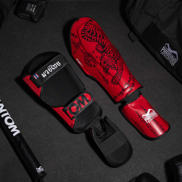 Phantom Athletics Scheenbeschermers Muay Thai - Rood
