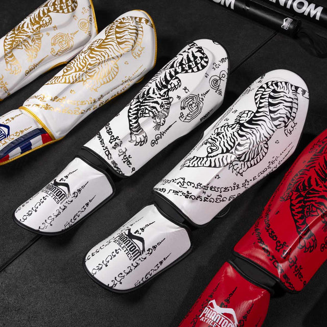 Phantom Athletics Scheenbeschermers Muay Thai - Wit
