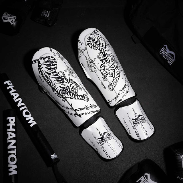 Phantom Athletics Scheenbeschermers Muay Thai - Wit