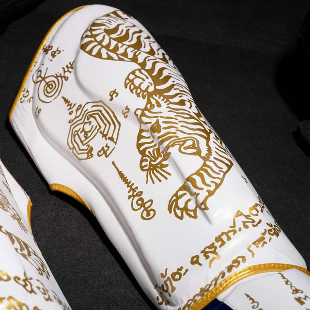 Phantom Athletics Scheenbeschermers Muay Thai - Wit/Goud