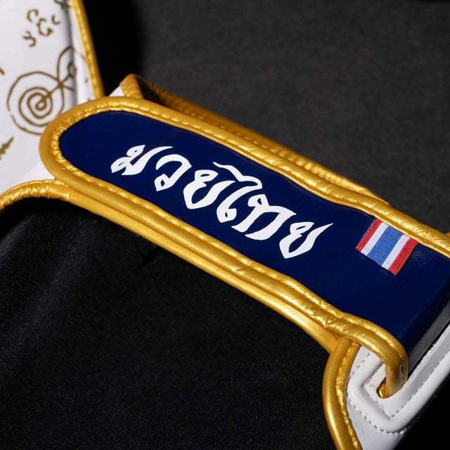 Phantom Athletics Scheenbeschermers Muay Thai - Wit/Goud