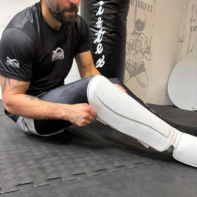 Phantom Athletics Scheenbeschermers Muay Thai - Frost Wit