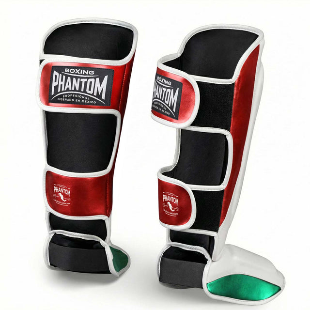 Protège-tibias Phantom Athletics Mexico – Blanc/Vert/Rouge