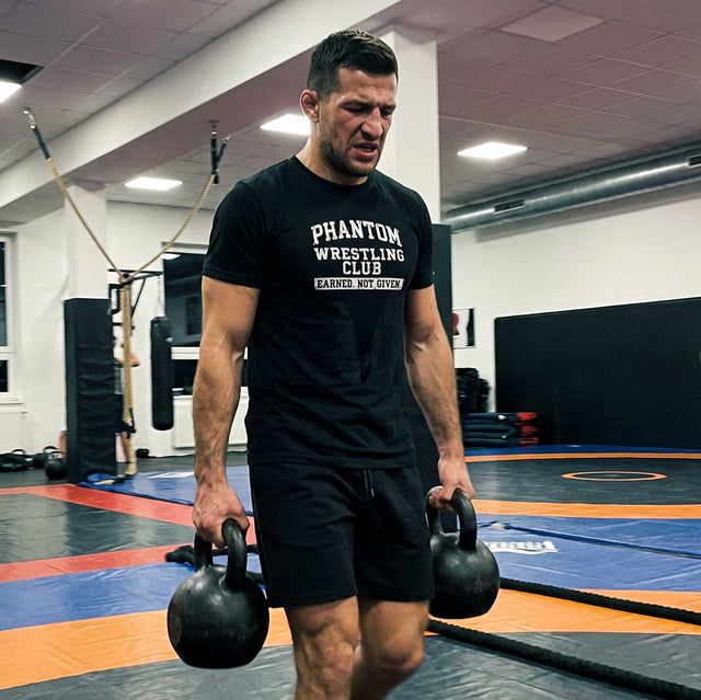 Phantom Athletics T-Shirt Wrestling Club - Zwart
