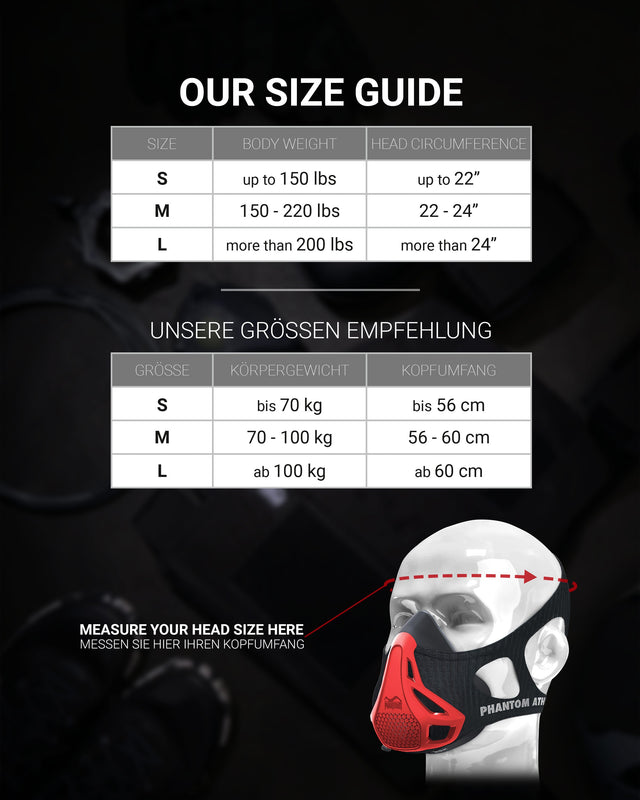 Phantom Athletics Trainingsmasker Mystery Mask - Rood