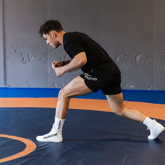 Buty zapaśnicze Phantom Athletics Combat – Białe