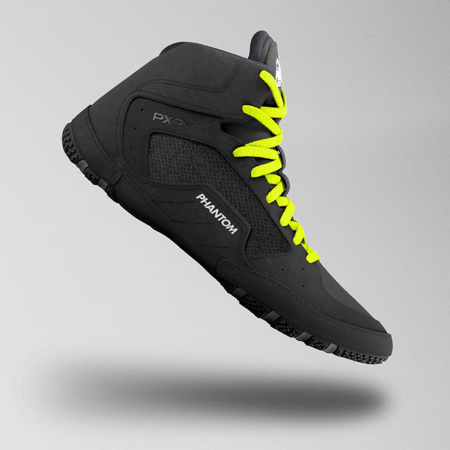 Phantom Athletics Worstelschoenen Tactic - Zwart/Neon Geel