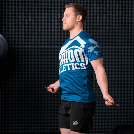 T-shirt d'entraînement Phantom Athletics EVO Warfare – Bleu marine camo