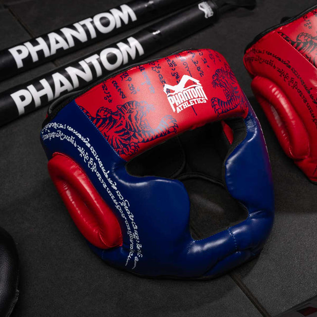 Phantom Athletics Hoofdbeschermer Muay Thai - Blauw